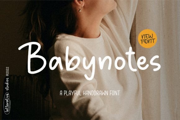 Babynotes: A Playful Font for Thoughtful Design