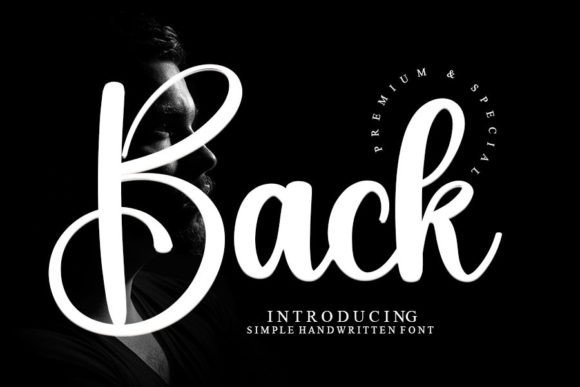 Back Font for Professional Branding and Design