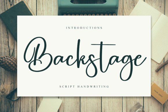 Backstage Script Font Review for Real Design Projects