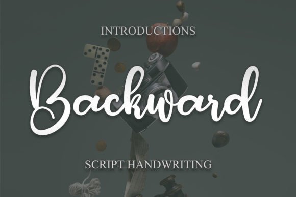 Backward Font for Campaign Creatives
