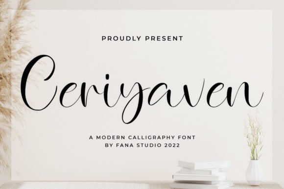 Ceriyaven Script Font for Handmade Creations