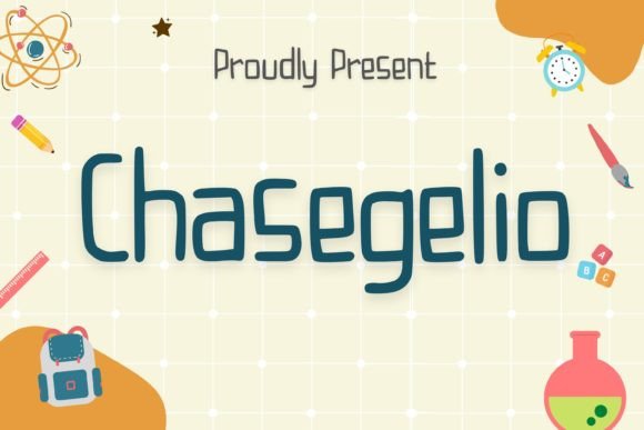 Chasegelio: A Playful Script Font for Digital Creativity