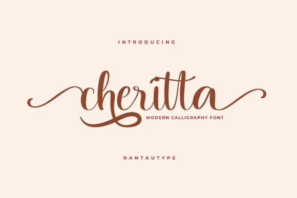 Cheritta Font for Professional Branding