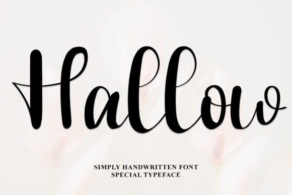 Hallow Font for Modern Web Design