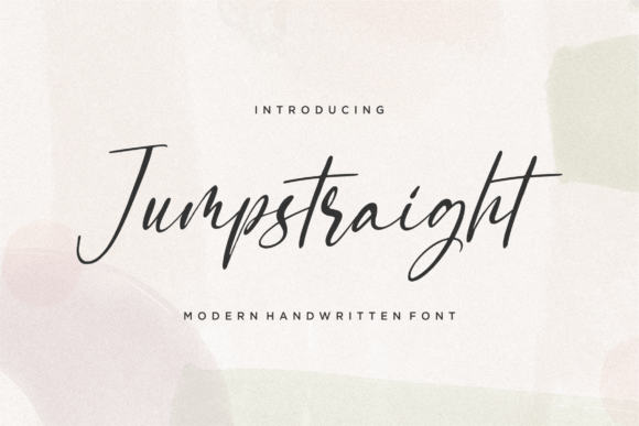Jumpstraight: The Modern Handwritten Font That Elevates Your Campaigns