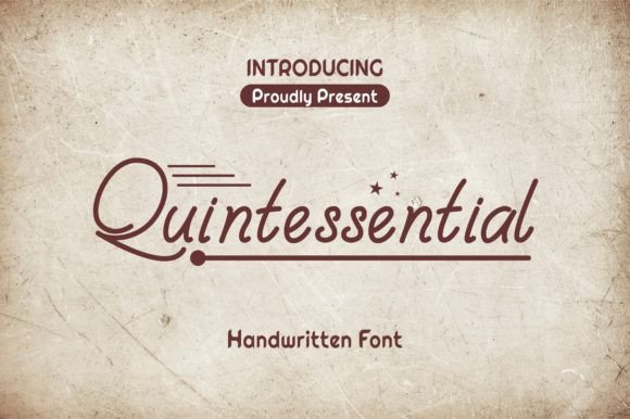 Quintessential: A Handwritten Font That Elevates Branding