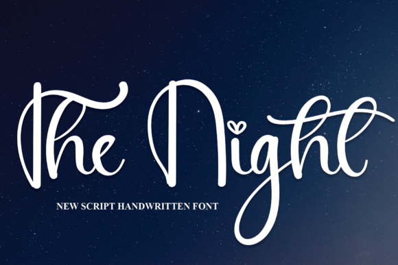 The Night Font: A Handwritten Charm for Digital Design