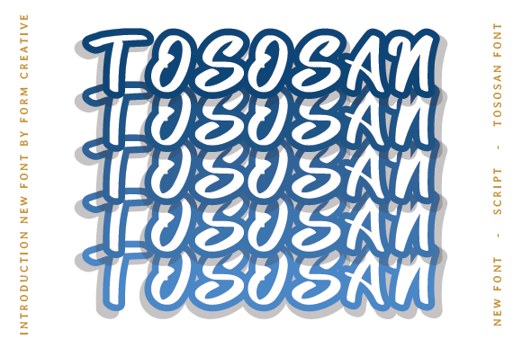Tososan: The Handwritten Font That Boosts Campaign Impact