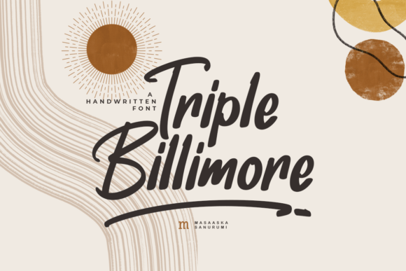 Triple Billimore Font for Web Design