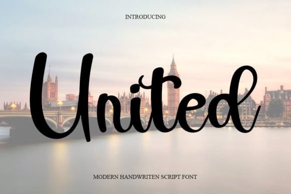 United: A Handwritten Font for Professional Branding