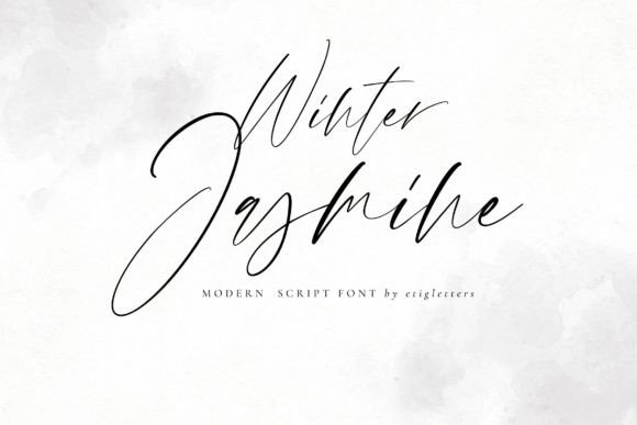 Winter Jasmine Font Review for Branding Projects