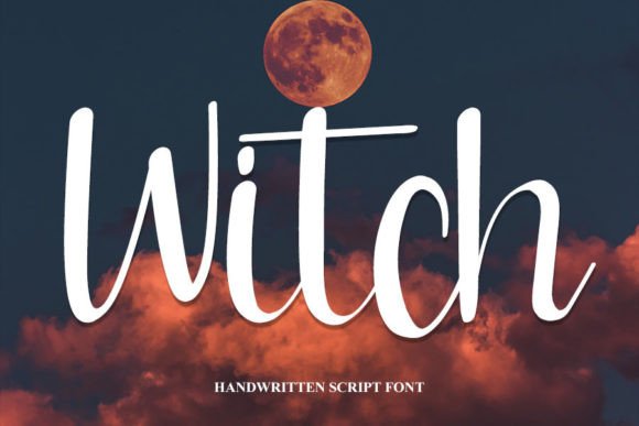 Witch Font for Handmade Projects and More